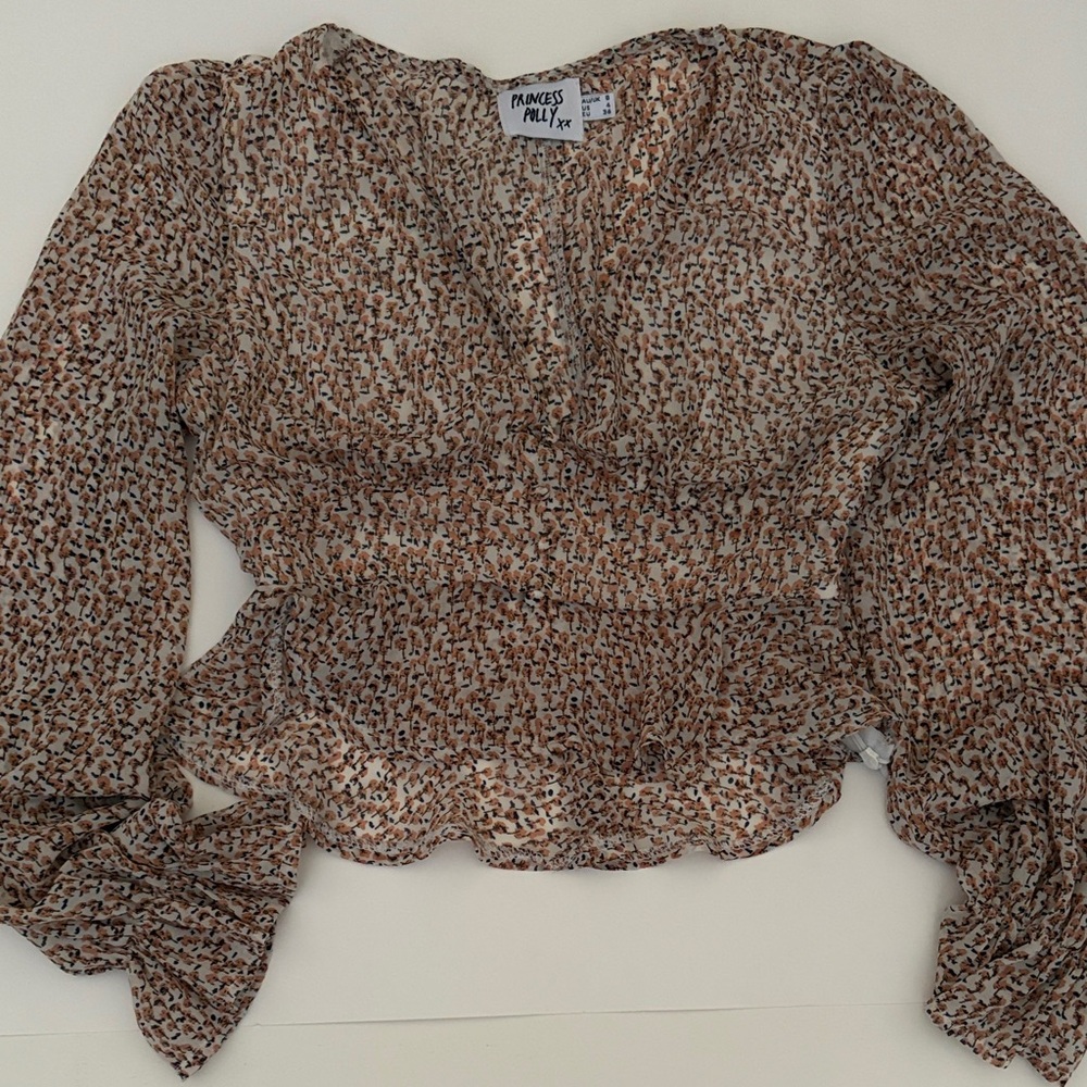 Floral Patterned Women's Top